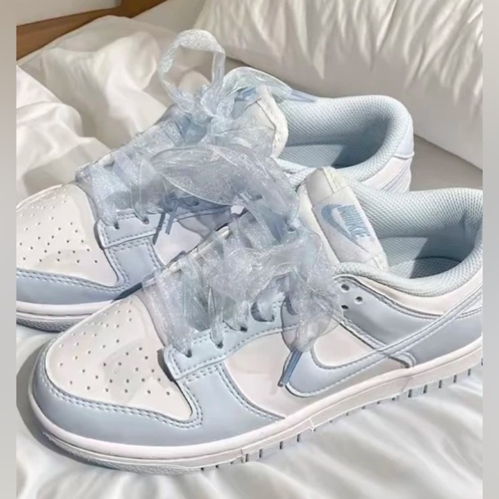 NWT Nike Dunk Low Next Nature Blue Tint size 8.5 - Picture 3 of 16